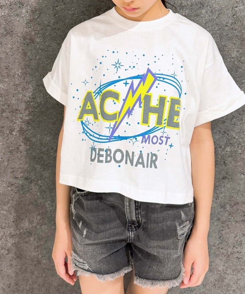 セール】オーバーサイズ クロップド 短丈Tシャツ（Tシャツ