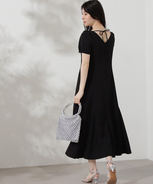 PROPORTION BODY DRESSING(プロポーションボディドレッシング)の「パフスリーブマーメイドワンピース / 1214240607(ワンピース・レディース・ブルー/ブラック・SMALL/MEDIUM)」の20枚目の写真
