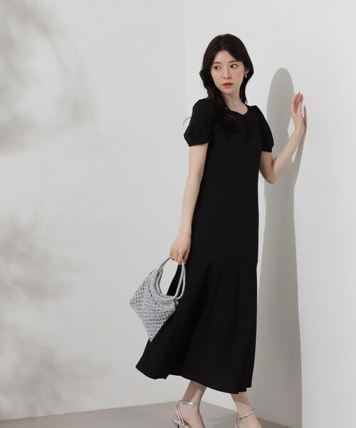 PROPORTION BODY DRESSING(プロポーションボディドレッシング)の「パフスリーブマーメイドワンピース / 1214240607(ワンピース・レディース・ブルー/ブラック・SMALL/MEDIUM)」の19枚目の写真