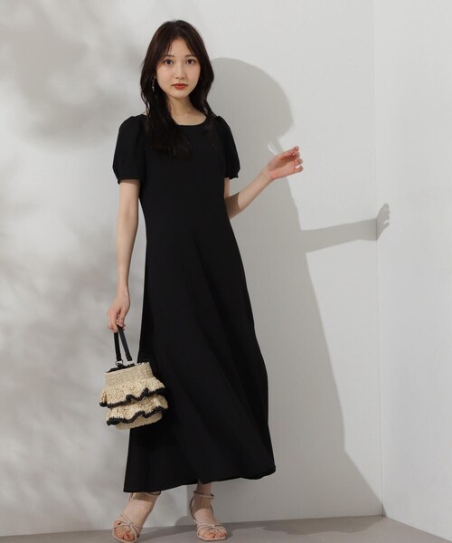 PROPORTION BODY DRESSING(プロポーションボディドレッシング)の「パフスリーブマーメイドワンピース / 1214240607(ワンピース・レディース・ブルー/ブラック・SMALL/MEDIUM)」の15枚目の写真