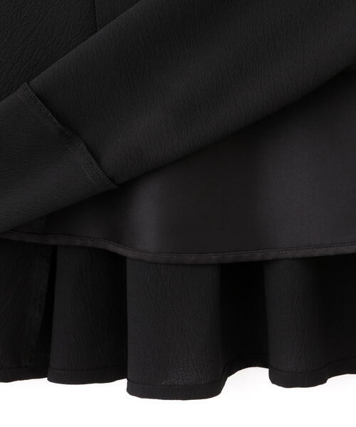 PROPORTION BODY DRESSING(プロポーションボディドレッシング)の「パフスリーブマーメイドワンピース / 1214240607(ワンピース・レディース・ブルー/ブラック・SMALL/MEDIUM)」の14枚目の写真