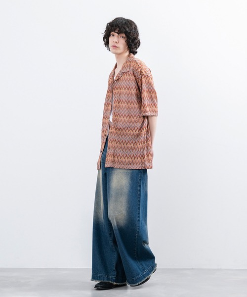 j.n.r.d(ジェー・エヌ・アール・ディー)の「j.n.r.d/バルファレース柄物シャツ(シャツ/ブラウス・メンズ・ベージュ/オレンジ/ブルー・L/LL/M)」の13枚目の写真