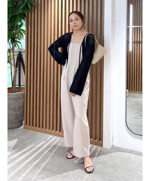 FREE'S MART(フリーズマート)の「◆テープヤーンメッシュカーディガン(カーディガン/ボレロ・レディース・ホワイト/ブラック/ブルー・FREE)」の16枚目の写真