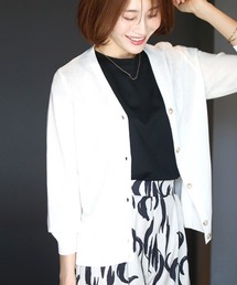 Ehre style（エーレスタイル）の「アラフォーの夏！カーデ必須の理由は？ビタミンカラーカーデ（カーディガン/ボレロ）」