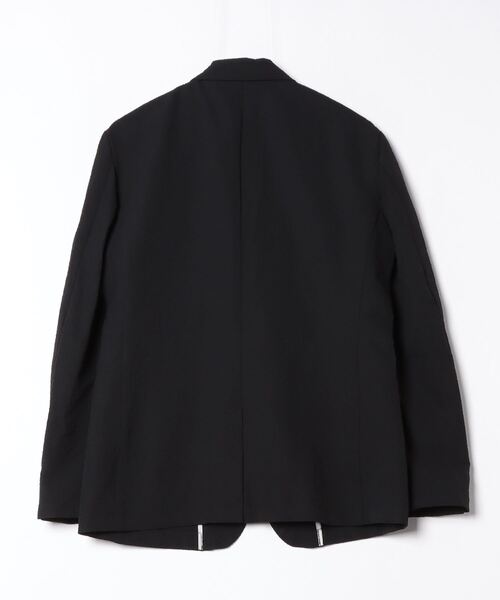 GLOSTER（グロスター）の「【GLOSTER/グロスター】サッカー  テーラードジャケット イージーケア 2B（テーラードジャケット・メンズ・ブラック/ネイビー・L/M）」の4枚目の写真