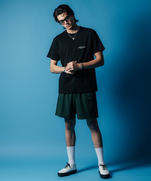 CRIMIE（クライミー）の「SCRIPT LOGO EMBROIDERY SHORT SLEEVE T SHIRT / 筆記体 刺繍 ポケット 半袖 Tシャツ（Tシャツ/カットソー・メンズ・ブラック/ヘザーグレー/ホワイト・S/M/L/XL/XXL）」の15枚目の写真