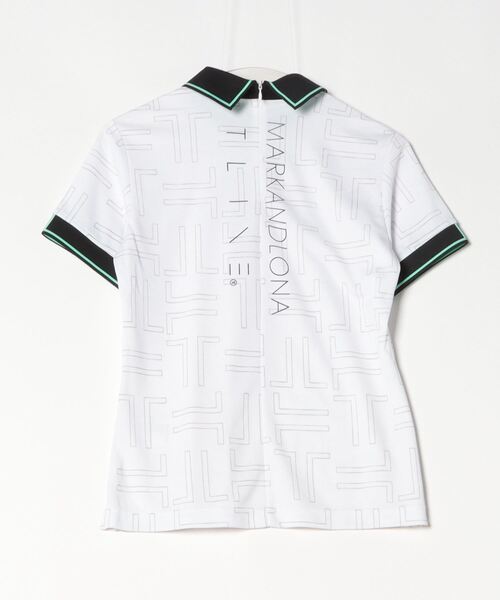 MARK & LONA(マークアンドロナ)の「OVL Zip Polo | WOMEN(ポロシャツ・レディース・ホワイト/ネイビー/ブラック・36/34)」の8枚目の写真