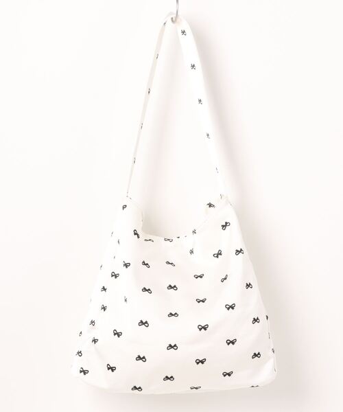 JUMELLE（ジュメロ）の「【限定販売】ripri tote bag（トートバッグ・レディース・ホワイト/ブラック・FREE）」の8枚目の写真
