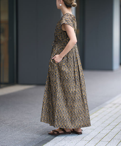 セール】IENA LA BOUCLE DEVEAUX プリントワンピース