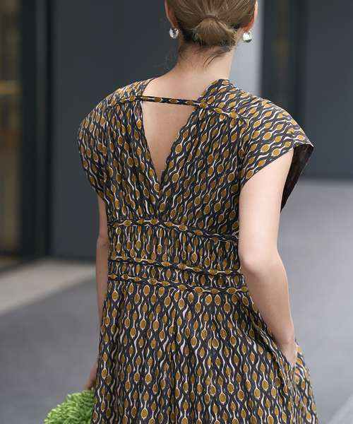 IENA LA BOUCLE ボタニープリントスウェット（スウェット