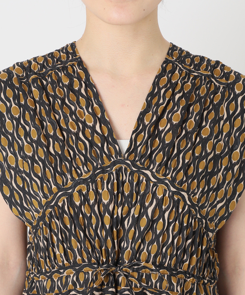 IIENA LA BOUCLE DEVEAUX プリントワンピース セール】IENA LA BOUCLE DEVEAUX プリントワンピース