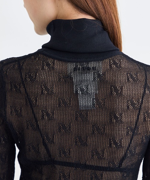HAENGNAE/ヘンネ】KISHIMEN LOGO KNIT LEOTARD/キシメン