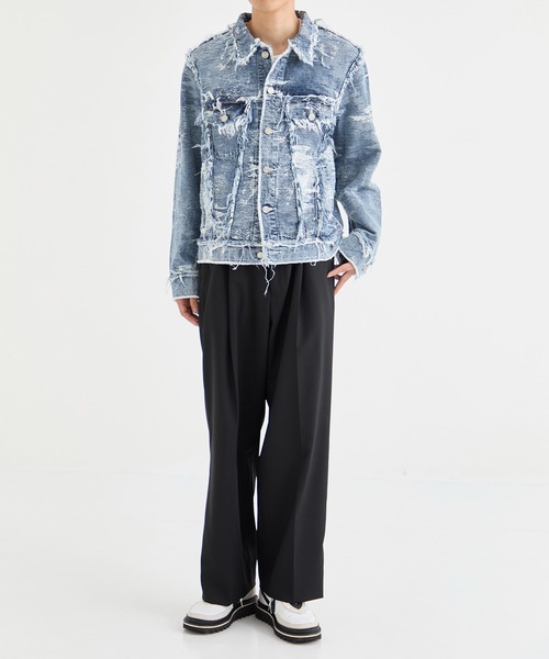 アドラメルク【TAAKK】3RD TYPE DENIM セットアップ TAAKK DENIM 3RD TYPE JACKET BLEACH