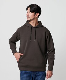 【WEB限定 WARDROBE SMART】ダブルニット  スウェット パーカー/セットアップ対応
