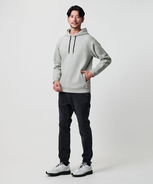 BEAUTY&YOUTH UNITED ARROWS(ビューティーアンドユースユナイテッドアローズ)の「【WEB限定 WARDROBE SMART】ダブルニット スウェット パーカー/セットアップ対応(パーカー・メンズ・ロイヤルブルー/ダークグレー/グレー/オリーブ/ブラック/ナチュラル/ダークブラウン・M/S/XL/L)」の9枚目の写真