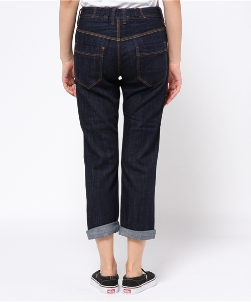 LBC（エルビーシー）の「9.75OZ newピュアインディゴデニム（デニムパンツ・レディース・ダークブルー/ネイビー/ダークネイビー・MEDIUM/LARGE/SMALL）」の5枚目の写真