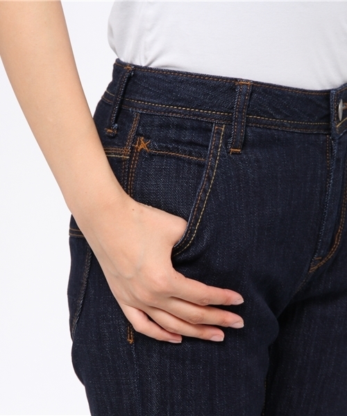 LBC（エルビーシー）の「9.75OZ newピュアインディゴデニム（デニムパンツ・レディース・ダークブルー/ネイビー/ダークネイビー・MEDIUM/LARGE/SMALL）」の8枚目の写真