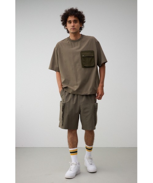 AZUL by moussy(アズールバイマウジー)の「SBC エアーベントファティーグTEE(Tシャツ/カットソー・メンズ・ライトカーキ/ブラック/グレー・FREE)」の15枚目の写真