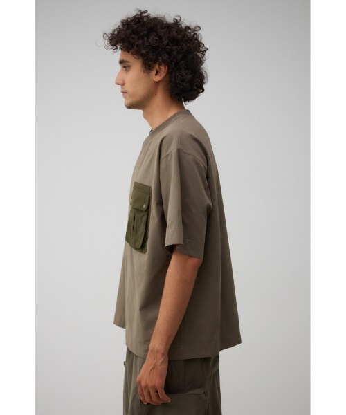 AZUL by moussy(アズールバイマウジー)の「SBC エアーベントファティーグTEE(Tシャツ/カットソー・メンズ・ライトカーキ/ブラック/グレー・FREE)」の17枚目の写真
