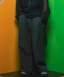 MAISON SPECIAL(]XyV)́sUNISEXtChambray Wool Prime-Wide Three-Dimensional Cutting Pants/Vu[E[vCChX[fBViJbeBOpcyMAISON SPECIAL/]XyVz(XbNX)