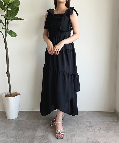 apres jour(アプレジュール)の「【apres jour mimi】リボンティアードキャミワンピース【ZOZOTOWN限定アイテム】(ワンピース・レディース・アイボリー/ライトピンク/ブラック/ベージュ系その他・フリー/X-LARGE)」の22枚目の写真