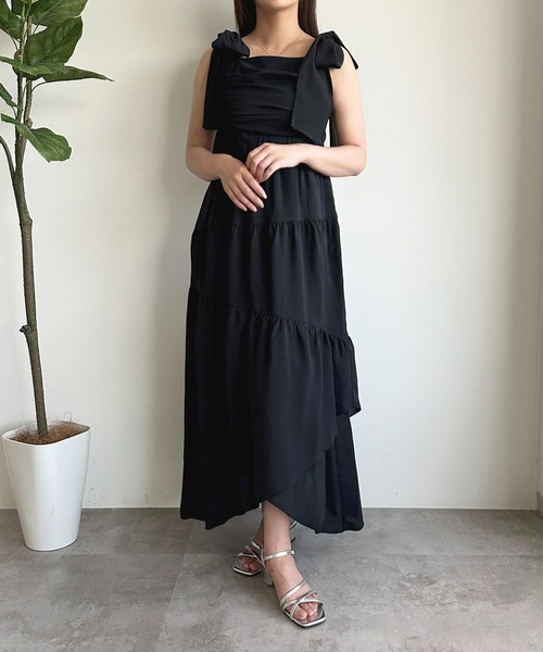 apres jour(アプレジュール)の「【apres jour mimi】リボンティアードキャミワンピース【ZOZOTOWN限定アイテム】(ワンピース・レディース・アイボリー/ライトピンク/ブラック/ベージュ系その他・フリー/X-LARGE)」の21枚目の写真