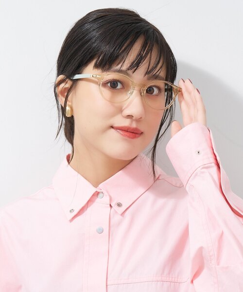 ボストン型 メガネ｜ラバーテンプル ズレ落ち防止 伊達メガネ 度付き