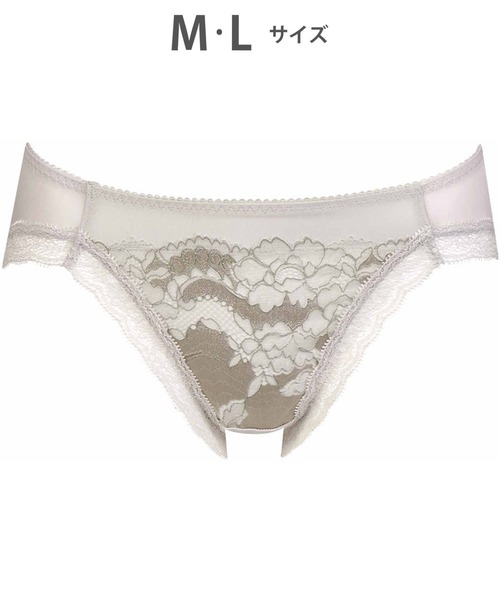 WACOAL（ワコール）の「「重力ケアブラ」　ショーツ（ショーツ・レディース・ブラック/ベージュ/サックスブルー/ブラウン/ピンク/イエロー系その他/ブルー系その他/ピンク系その他/グレー/オレンジ/クリーム/ミント/アイボリー/ブルー/ネイビー/ライトグレー/スモークピンク/ベビーピンク・L/M）」の6枚目の写真