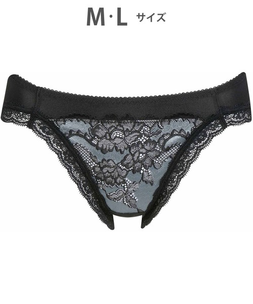 WACOAL（ワコール）の「「重力ケアブラ」　ショーツ（ショーツ・レディース・ブラック/ベージュ/サックスブルー/ブラウン/ピンク/イエロー系その他/ブルー系その他/ピンク系その他/グレー/オレンジ/クリーム/ミント/アイボリー/ブルー/ネイビー/ライトグレー/スモークピンク/ベビーピンク・L/M）」の3枚目の写真