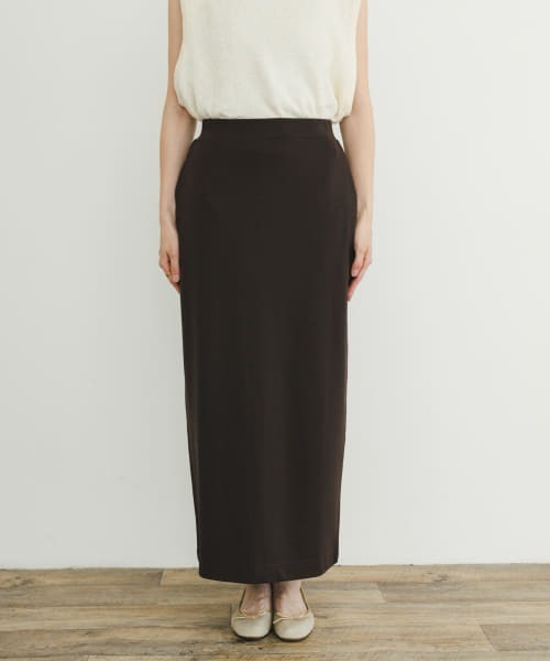 ITEMS URBANRESEARCH（アイテムズ アーバンリサーチ）の「裏起毛ポンチスカート（スカート・レディース・ブラック/その他/チャコールグレー・FREE/-）」の21枚目の写真