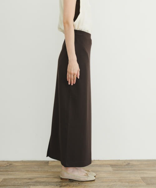 ITEMS URBANRESEARCH（アイテムズ アーバンリサーチ）の「裏起毛ポンチスカート（スカート・レディース・ブラック/その他/チャコールグレー・FREE/-）」の22枚目の写真