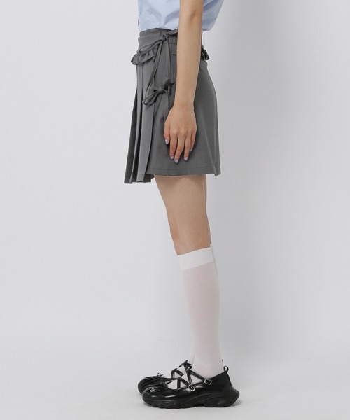 3.3 Field Trip （3.3フィールドトリップ）の「3.3 Field Trip／フリルラップスカート（スカート・レディース・チャコール/ブラック・MEDIUM/SMALL）」の19枚目の写真