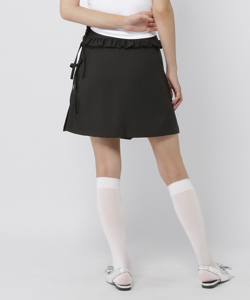 3.3 Field Trip （3.3フィールドトリップ）の「3.3 Field Trip／フリルラップスカート（スカート・レディース・チャコール/ブラック・MEDIUM/SMALL）」の7枚目の写真