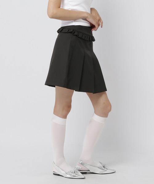 3.3 Field Trip （3.3フィールドトリップ）の「3.3 Field Trip／フリルラップスカート（スカート・レディース・チャコール/ブラック・MEDIUM/SMALL）」の6枚目の写真