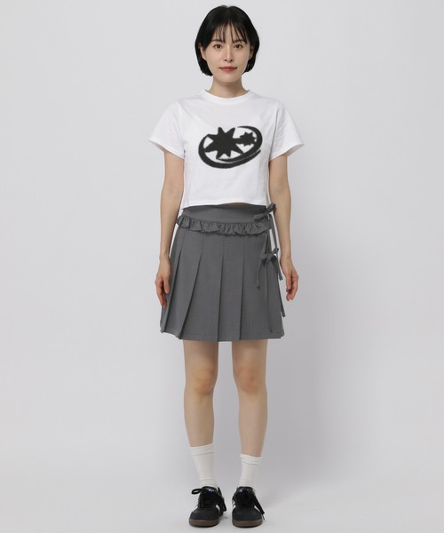 3.3 Field Trip （3.3フィールドトリップ）の「3.3 Field Trip／フリルラップスカート（スカート・レディース・チャコール/ブラック・MEDIUM/SMALL）」の13枚目の写真