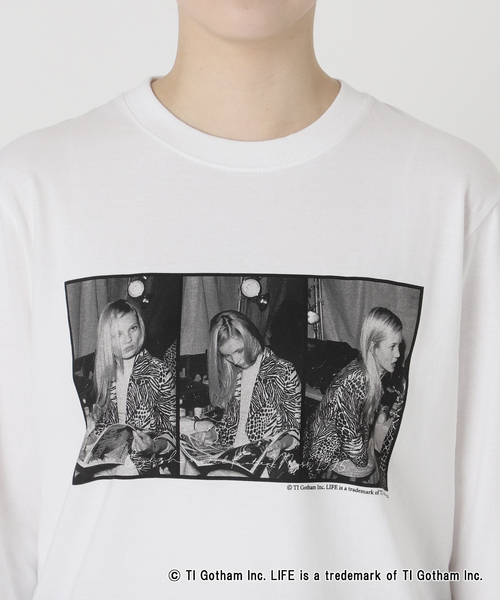 Oriens JOURNAL STANDARD(オリエンス ジャーナルスタンダード)の「【GOOD ROCK SPEED / グッドロックスピード】 LIFE(フォトプリント1):ロンT(Tシャツ/カットソー・レディース・ホワイト・SMALL/MEDIUM)」の9枚目の写真