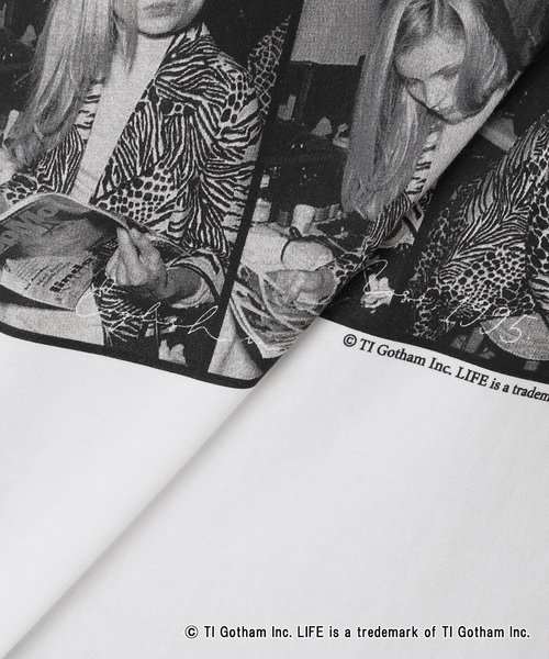 Oriens JOURNAL STANDARD(オリエンス ジャーナルスタンダード)の「【GOOD ROCK SPEED / グッドロックスピード】 LIFE(フォトプリント1):ロンT(Tシャツ/カットソー・レディース・ホワイト・SMALL/MEDIUM)」の14枚目の写真