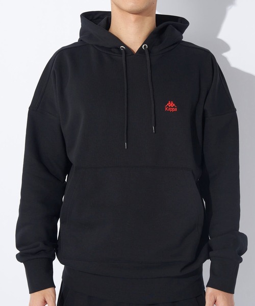 Kappa(カッパ)の「ヘビーウエイトパーカー(パーカー・メンズ・イエロー/ブラック/杢グレー・LARGE/X-LARGE/MEDIUM)」の4枚目の写真