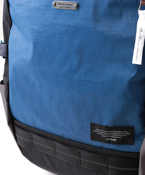 MofM(manofmoods)（マンオブムーズ）の「master-piece xMofM バックパック（バックパック/リュック・メンズ・ブルー系その他/ブラック・FREE）」の10枚目の写真