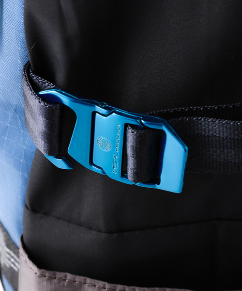 MofM(manofmoods)（マンオブムーズ）の「master-piece xMofM バックパック（バックパック/リュック・メンズ・ブルー系その他/ブラック・FREE）」の3枚目の写真