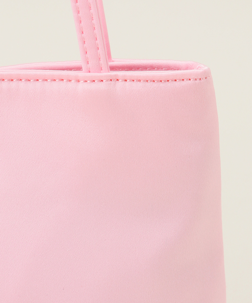 hai（ハイ）の「hai/ハイLittle Silk Bag（ハンドバッグ・レディース・グリーン/ピンク/スカイブルー/ブラック/レッド/アイボリー・FREE）」の18枚目の写真