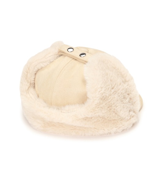 ROSE BUD（ローズバッド）の「フライトキャップ（キャップ・レディース・ブラック/ベージュ・FREE）」の3枚目の写真