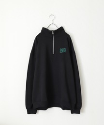 ZIP FIVE（ジップファイブ）の「【ZIP FIVE】 アソート 刺繍 ハーフジップ スウェット / トレーナー / 長袖 / 白 / グレー【24AW 新色追加】（スウェット）」