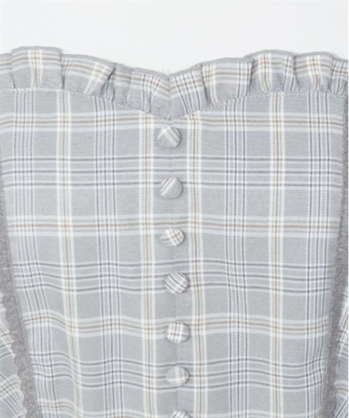 axes femme POETIQUE（アクシーズファムポエティック）の「ビスチェ切り替えワンピース（ワンピース・レディース・ブラウン/ブラック/グレー・MEDIUM）」の11枚目の写真