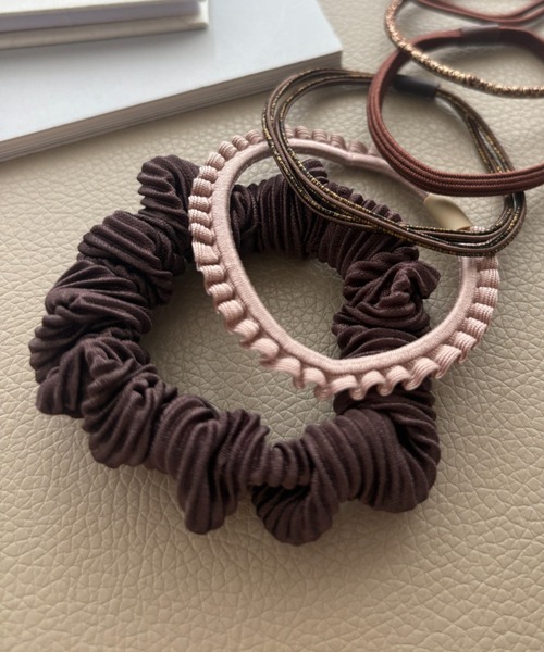 セール】チョコブラウンゴム ヘアゴムセット（ヘアゴム）｜ciite