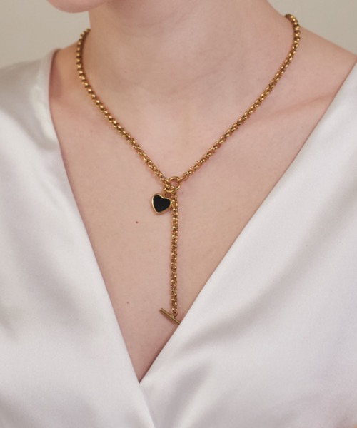 セール】【 金属アレルギー対応 】 ハート マントルチェーン