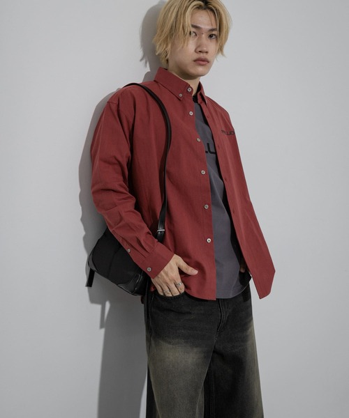 SENSE OF PLACE by URBAN RESEARCH（センスオブプレイスバイアーバンリサーチ）の「HONDA Button Down Long-Sleeve Shirts（シャツ/ブラウス・メンズ・ブルー/レッド・MEDIUM/LARGE）」の21枚目の写真