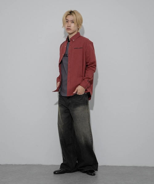 SENSE OF PLACE by URBAN RESEARCH（センスオブプレイスバイアーバンリサーチ）の「HONDA Button Down Long-Sleeve Shirts（シャツ/ブラウス・メンズ・ブルー/レッド・MEDIUM/LARGE）」の14枚目の写真