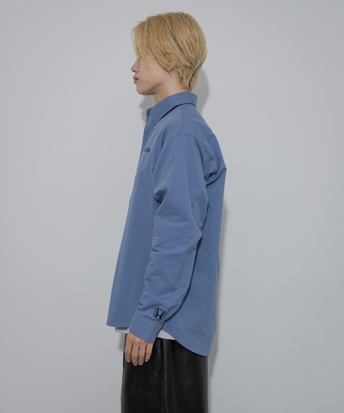 SENSE OF PLACE by URBAN RESEARCH（センスオブプレイスバイアーバンリサーチ）の「HONDA Button Down Long-Sleeve Shirts（シャツ/ブラウス・メンズ・ブルー/レッド・MEDIUM/LARGE）」の8枚目の写真