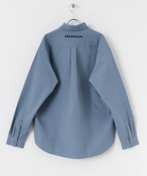SENSE OF PLACE by URBAN RESEARCH（センスオブプレイスバイアーバンリサーチ）の「HONDA Button Down Long-Sleeve Shirts（シャツ/ブラウス・メンズ・ブルー/レッド・MEDIUM/LARGE）」の13枚目の写真